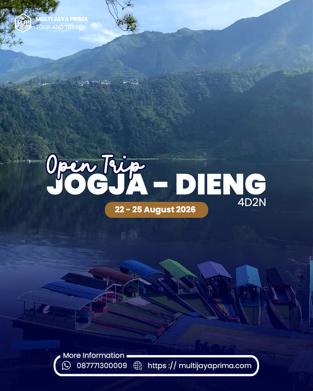 [OPEN TRIP] Jelajah 2 Dunia: Dinginnya Dieng, Istimewanya Jogja! (4D2N)