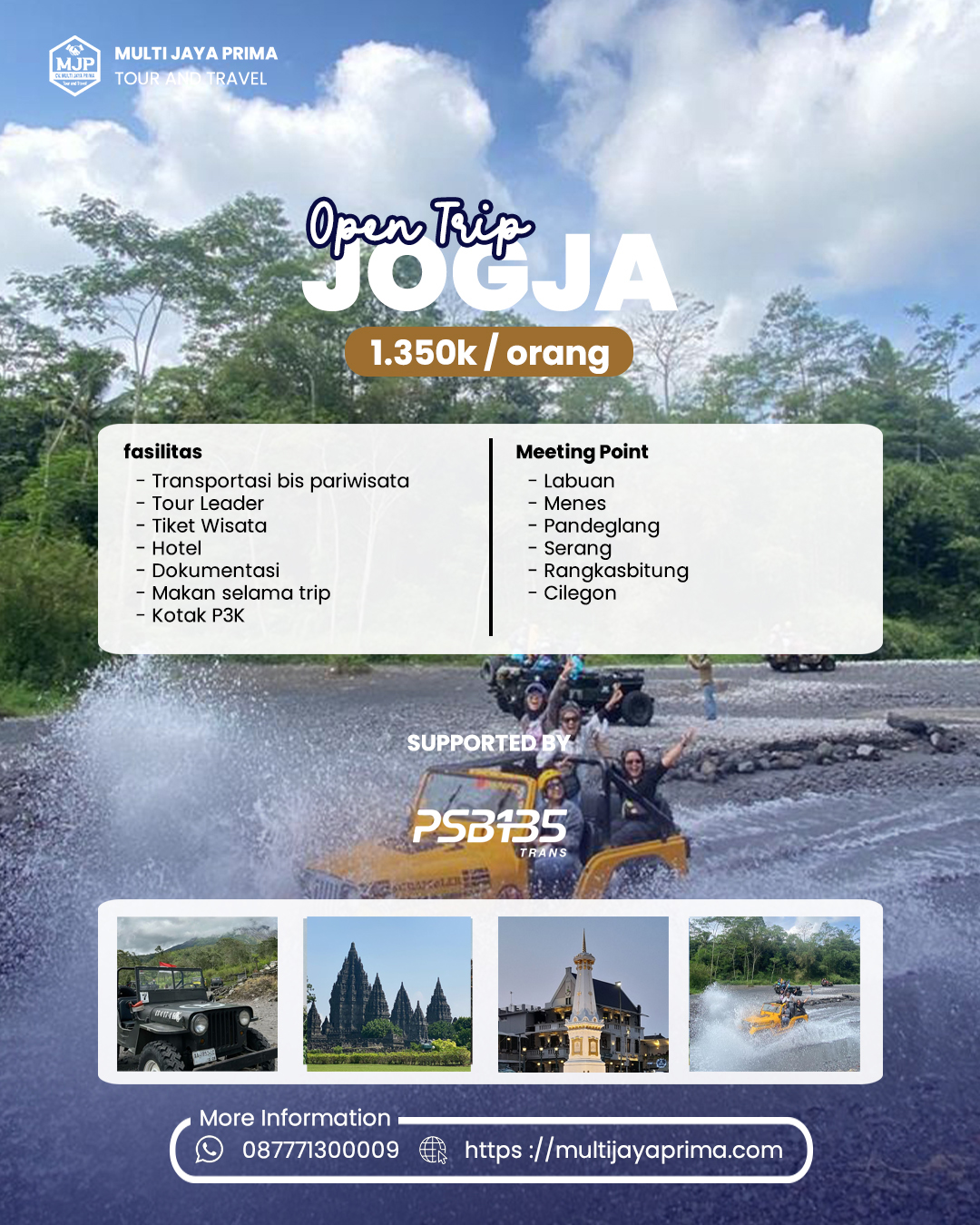 Petualangan Jogja Istimewa: Eksplorasi Budaya, Alam dan Serunya Jeep Merapi